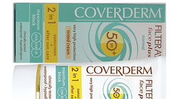 Kem chống nắng Coverderm Filteray Face Plus SPF 50+ Normal Tinted (Cool Beige) (ảnh CQLD)