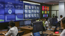 Một góc Trung tâm điều hành thông minh TP Đà Nẵng