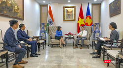 Lãnh đạo Sở Du lịch TP Đà Nẵng hội đàm cùng Đại sứ Việt Nam tại Ấn Độ trong chương trình xúc tiến du lịch trực tiếp tại thị trường Ấn Độ.