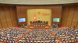 Quốc hội sẽ công bố kết quả lấy phiếu tín nhiệm 44 cá nhân. (Ảnh: PV/Vietnam+)