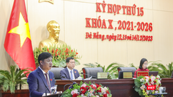 Ông Lương Nguyễn Minh Triết - Chủ tịch HĐND TP Đà Nẵng - phát biểu khai mạc Kỳ họp