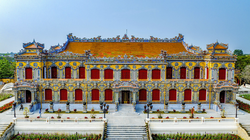 Điện Kiến Trung - ngôi đại điện độc đáo bậc nhất Đại nội Huế - sẽ mở cửa phục vụ du khách tham quan trong dịp Tết Giáp Thìn 2024. (Ảnh Lê Đình Hoàng - Thuỳ Giang)