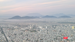 Một góc sân bay Đà Nẵng nhìn từ trên cao.