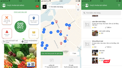 Giao diện ứng dụng Danang City Food.