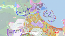 Bản đồ quy hoạch vị trí chọn xây dựng Khu thương mại tự do Đà Nẵng