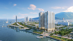 Phối cảnh dự án Tổ hợp căn hộ Peninsula Đà Nẵng (đường Lê Văn Duyệt, quận Sơn Trà), do Công ty CP Tập đoàn Đông Đô làm chủ đầu tư(ảnh chungcu.net)