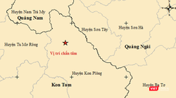 Kon Tum gánh chịu 25 trận động đất chỉ trong 1 ngày