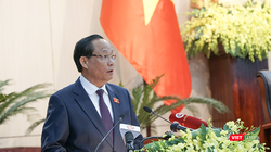 Phó Chủ tịch Quốc hội Trần Quang Phương phát biểu tại Kỳ họp thứ 19, HĐND TP Đà Nẵng khoá X diễn ra từ ngày 29/7-30/7.