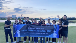 Đoàn Famtrip là 20 đại diện của các công ty lữ hành du lịch golf quốc tế khảo sát, trải nghiệm dịch vụ golf tại Đà Nẵng, Quảng Nam.