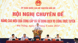 Thủ tướng Chính phủ Phạm Minh Chính, Chủ tịch Ủy ban Quốc gia về chuyển đổi số chủ trì Hội nghị chuyên đề Nâng cao hiệu quả cung cấp và sử dụng dịch vụ công trực tuyến diễn ra ngày 31/8, tại Đà Nẵng