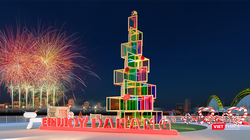 Bà Nguyễn Thị Hoài An, Phó giám đốc Sở Du lịch TP Đà Nẵng trả lời phỏng vấn báo giới