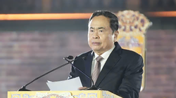 Chủ tịch Quốc hội Trần Thanh Mẫn phát biểu tại buổi lễ. 