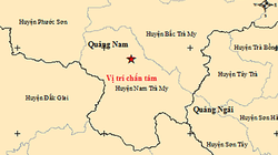 Vị trí trận động đất có độ lớn 3.4 richter, độ sâu chấn tiêu khoảng 8.2 km, trên địa bàn huyện Nam Trà My, tỉnh Quảng Nam trong ngày 25/2.