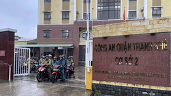 Trụ sở Công an quận Thanh Khê (TP Đà Nẵng) sau khi giải thể được sử dụng làm trụ sở thứ 2 của công an khu vực 3 để bảo đảm không làm gián đoạn, ngắt quãng công việc, không bỏ trống địa bàn. Ảnh Công an Đà Nẵng.