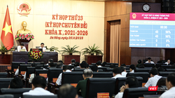 100% đại biểu HĐND TP Đà Nẵng bỏ phiếu thông qua Nghị quyết sáp nhập Đà Nẵng và Quảng Nam.