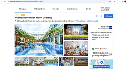 Thanh tra Sở VH-TT&DL TP Đà Nẵng vừa yêu cầu khách sạn Risemount Premier Resort Đà Nẵng gỡ bỏ hình ảnh ngôi sao gắn cạnh tên khách sạn trên các nền tảng do chưa được công nhận lại hạng sao.
