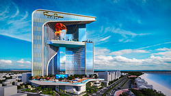 Phối cảnh mô hình Trung tâm tài chính quốc tế Đà Nẵng