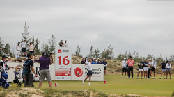 Việc đăng cai các giải đấu quốc tế góp phần thúc đẩy du lịch golf tại Đà Nẵng. (trong ảnh Giải đấu Nữ nghiệp dư châu Á - Thái Bình Dương tổ chức tại Hoiana Shores Golf Club). Nguồn: Vietnam Golf Assocation.