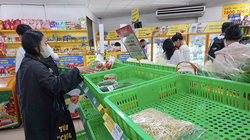 Siêu thị mini ở Đà Nẵng "cháy hàng" rau xanh.