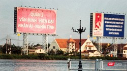 Quận 2, TP.HCM, từng được quy hoạch thành khu đô thị hiện đại, là trung tâm tài chính phố Đông sông Sài Gòn, với tên Khu đô thị mới Thủ Thiêm. Ảnh: Mai Kỳ.