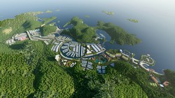 Phối cảnh dự án Cát Bà Amatina. Ảnh: Vinaconex
