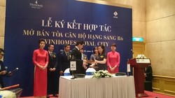 Lễ ký kết mở bán căn hộ R6 Royal City