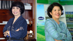 Việt Nam có hai trong danh sách của Forbes là bà Thái Hương (trái) và bà Mai Kiều Liên (phải).