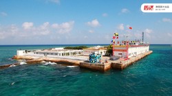 Quân Trung Quốc đồn trú trái phép tại đá Chữ Thập ở Trường Sa