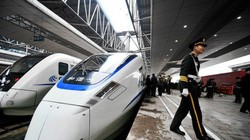 Một ga tàu cao tốc tại Trung Quốc. Ảnh: AFP.