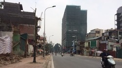 Đường Trần Phú kéo dài (Ba Đình) vừa mới được thông xe đầu tháng 2 vừa qua...