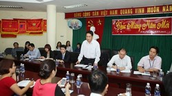 Quang cảnh buổi họp báo.