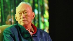 Ảnh chụp cựu Thủ tướng Singapore Lý Quang Diệu hồi tháng 3.2013 - Ảnh: AFP 