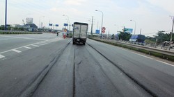 Hiện trạng sụp lún nghiêm trọng trên đại lộ Mai Chí Thọ