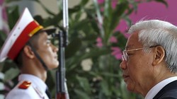 Tổng bí thư Đảng Cộng sản Việt Nam Nguyễn Phú Trọng, ngày 18/5/2015. Ảnh: Kham / Reuters