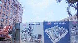 Các chủ đầu tư chỉ trông chờ vào việc bán nhà để có tài chính. (Ảnh: Tuấn Linh)