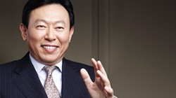 Chủ tịch tập đoàn Lotte Shin Dong-bin. Ảnh: Newsworld