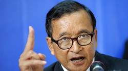 Chủ tịch đảng CNRP Sam Rainsy. Ảnh: Huffington Post