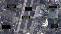 Ảnh vệ tinh cho thấy Nga đã điều các chiến đấu cơ khủng Su-30SM tới Syria