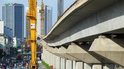 Một đoạn công trình đường sắt Cát Linh - Hà Đông - Ảnh: Nguyễn Khánh