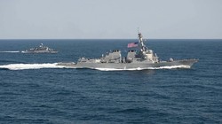 Tàu khu trục USS Lassen - Ảnh:Reuters