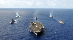 Cụm tác chiến tàu sân bay Mỹ luôn thường trực xung quanh Trung Quốc