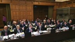 Đoàn Philippines tại phiên tòa ở The Hague - Ảnh: Official Gazette