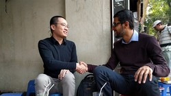 Nguyễn Hà Đông "trà chanh" cùng CEO Google tại Hà Nội 