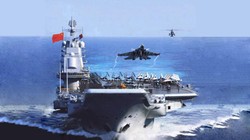 Trung Quốc có thể sẽ lấn lướt trên Biển Đông bằng các cụm tàu sân bay chiến đấu. Ảnh minh họa: USNI