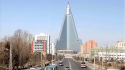 Một góc thủ đô Bình Nhưỡng của Triều Tiên