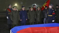 Thi hài phi công Su-24 Nga hy sinh được đưa về nước