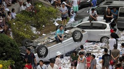 Một cuộc biểu tình bạo lực ở Trung Quốc