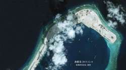 Đá Subi ở quần đảo Trường Sa của Việt Nam đã bị Trung Quốc bồi lấp và đang ráo riết lắp đặt trang thiết bị quân sự