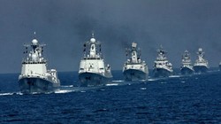 Chiến hạm hải quân Trung Quốc tập trận ở Biển Đông