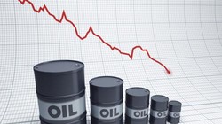 Giá dầu xuống dưới 45 USD một thùng